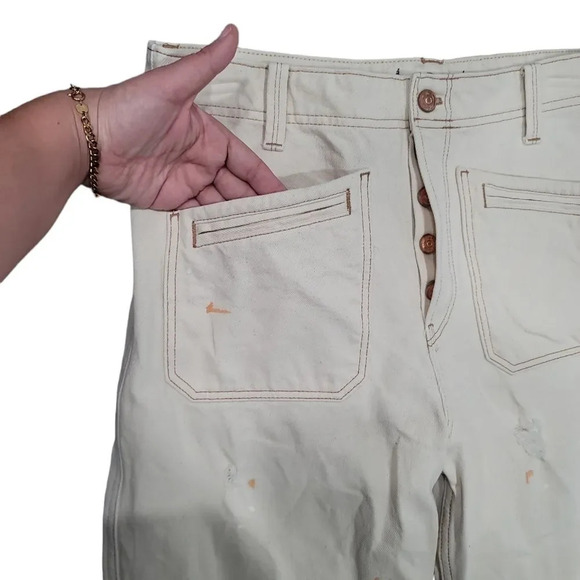 FREE PEOPLE Go Easy Bootcut Jeans Oak - Picture 6 of 12